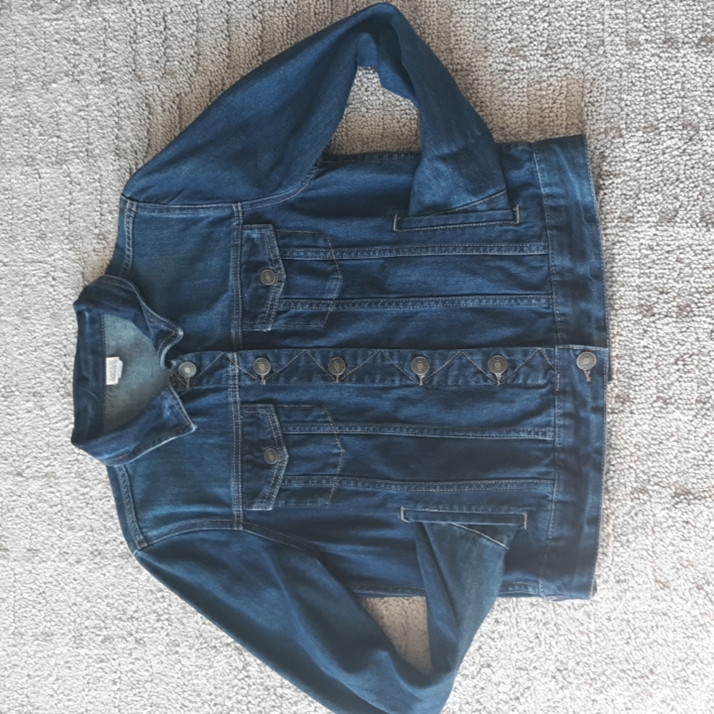 Denim Button Up Jacket - image 2